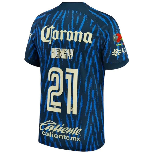 Men's Authentic Soccer Jerseys of National Teams for International Football EventsNike Club America Henry Martin Away Jersey w/ Liga MX Patch 22/23 (Armory Navy/Lemon Chiffon) Men's Authentic Soccer Jerseys of National Teams for International Football EventsNike Club America Henry Martin Away Jersey w/ Liga MX Patch 22/23 (Armory Navy/Lemon Chiffon)