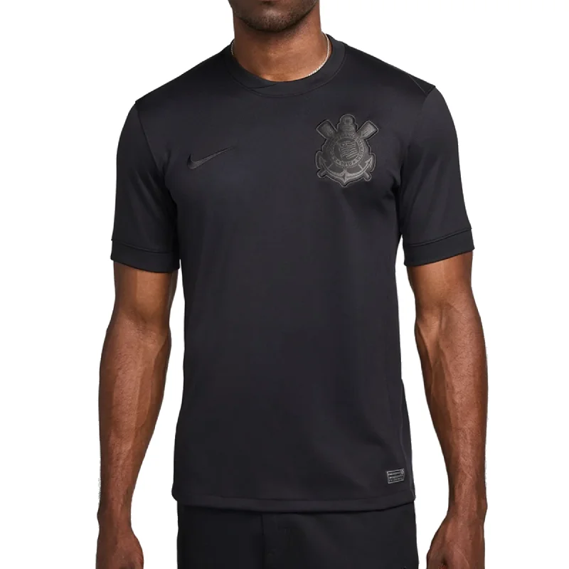 Men's Retro Soccer Jerseys of Famous Clubs from the 90s for Nostalgic Football EnthusiastsNike Corinthians Away Jersey 24/25 (Black/Black) Men's Retro Soccer Jerseys of Famous Clubs from the 90s for Nostalgic Football EnthusiastsNike Corinthians Away Jersey 24/25 (Black/Black)