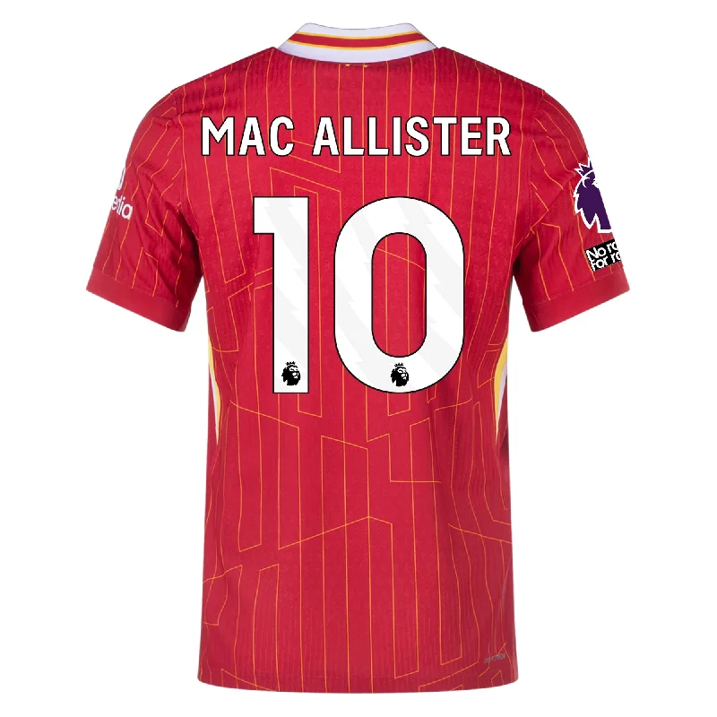 Men's Throwback Rugby Jerseys of Historic Matches and Teams for Rugby History BuffsNike Liverpool Match Authentic Alexis Mac Allister Home Jersey w/ EPL + No Room For Racism Patches 24/25 (Gym Red/Chrome Yellow) Men's Throwback Rugby Jerseys of Historic Matches and Teams for Rugby History BuffsNike Liverpool Match Authentic Alexis Mac Allister Home Jersey w/ EPL + No Room For Racism Patches 24/25 (Gym Red/Chrome Yellow)