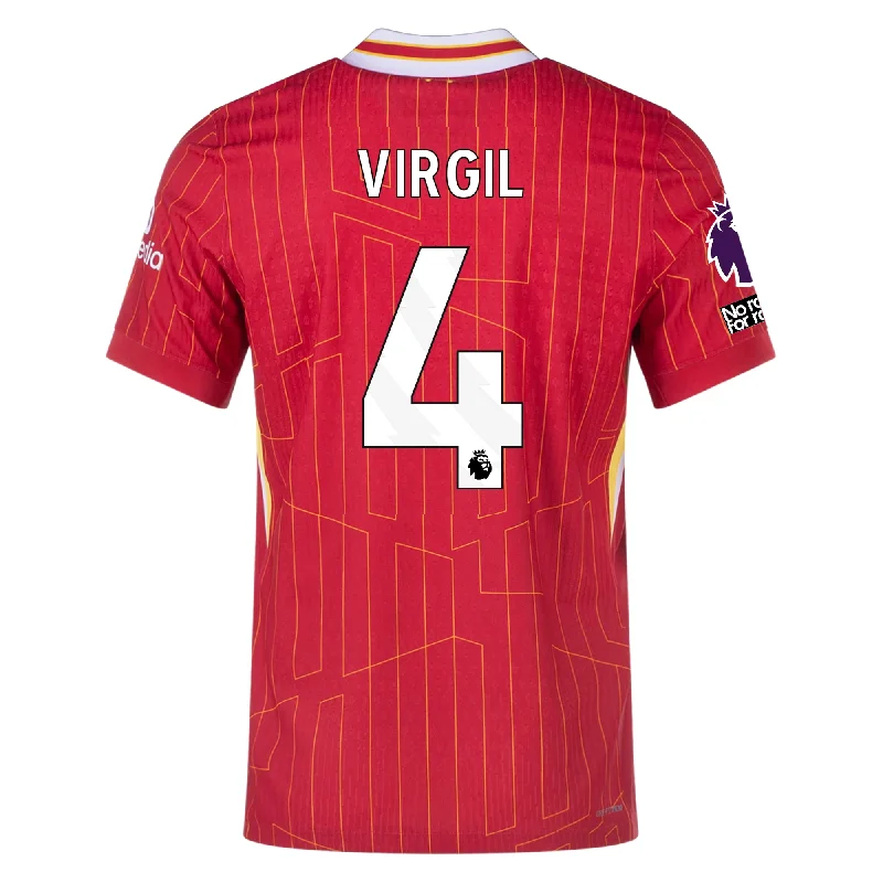 Men's Sustainable Organic Cotton Rugby Jerseys for Eco - Conscious Sports EnthusiastsNike Liverpool Match Authentic Virgil Van Dijk Home Jersey w/ EPL + No Room For Racism Patches 24/25 (Gym Red/Chrome Yellow) Men's Sustainable Organic Cotton Rugby Jerseys for Eco - Conscious Sports EnthusiastsNike Liverpool Match Authentic Virgil Van Dijk Home Jersey w/ EPL + No Room For Racism Patches 24/25 (Gym Red/Chrome Yellow)