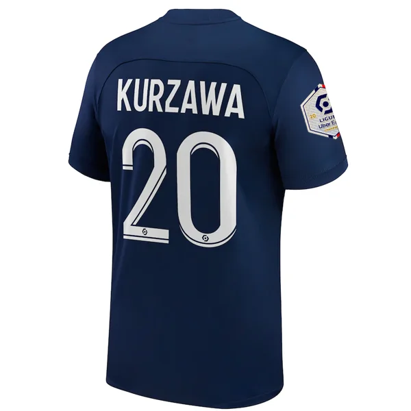 Men's Authentic Soccer Jerseys of National Teams for International Football EventsNike Paris Saint-Germain Kurzawa Home Jersey w/ Ligue 1 Champion Patch 22/23 (Midnight Navy/White) Men's Authentic Soccer Jerseys of National Teams for International Football EventsNike Paris Saint-Germain Kurzawa Home Jersey w/ Ligue 1 Champion Patch 22/23 (Midnight Navy/White)
