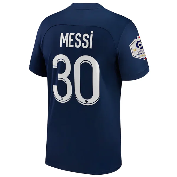 Men's Throwback Rugby Jerseys of Historic Matches and Teams for Rugby History BuffsNike Paris Saint-Germain Lionel Messi Home Jersey w/ Ligue 1 Champion Patch 22/23 (Midnight Navy/White) Men's Throwback Rugby Jerseys of Historic Matches and Teams for Rugby History BuffsNike Paris Saint-Germain Lionel Messi Home Jersey w/ Ligue 1 Champion Patch 22/23 (Midnight Navy/White)