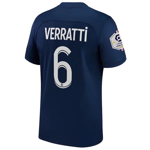 Men's NBA Authentic Team Jerseys in Official Team Colors for True Basketball FansNike Paris Saint-Germain Marco Verratti Home Jersey w/ Ligue 1 Champion Patch 22/23 (Midnight Navy/White) Men's NBA Authentic Team Jerseys in Official Team Colors for True Basketball FansNike Paris Saint-Germain Marco Verratti Home Jersey w/ Ligue 1 Champion Patch 22/23 (Midnight Navy/White)