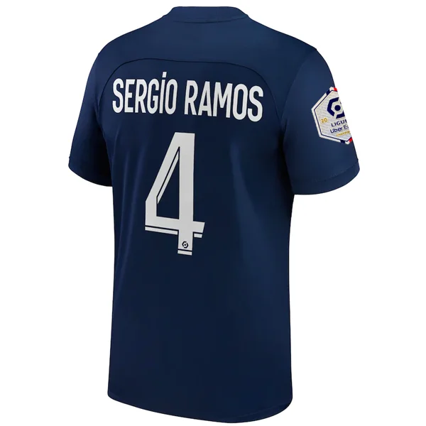 Men's Cycling Jerseys with Reflective Stripes for Safe and Stylish Rides at NightNike Paris Saint-Germain Sergio Ramos Home Jersey w/ Ligue 1 Champion Patch 22/23 (Midnight Navy/White) Men's Cycling Jerseys with Reflective Stripes for Safe and Stylish Rides at NightNike Paris Saint-Germain Sergio Ramos Home Jersey w/ Ligue 1 Champion Patch 22/23 (Midnight Navy/White)