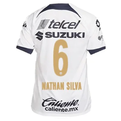 Men's Football Jerseys with Embroidered Club Badges for a Premium and Authentic AppealNike Pumas UNAM Nathan Silva Home Jersey w/ Liga MX Patch 23/24 (White/Obsidian) Men's Football Jerseys with Embroidered Club Badges for a Premium and Authentic AppealNike Pumas UNAM Nathan Silva Home Jersey w/ Liga MX Patch 23/24 (White/Obsidian)