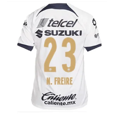 Men's Throwback Tennis Jerseys Inspired by Iconic Matches and PlayersNike Pumas UNAM Nicolás Freire Home Jersey w/ Liga MX Patch 23/24 (White/Obsidian) Men's Throwback Tennis Jerseys Inspired by Iconic Matches and PlayersNike Pumas UNAM Nicolás Freire Home Jersey w/ Liga MX Patch 23/24 (White/Obsidian)