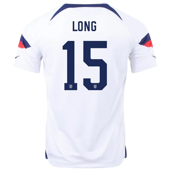 Men's Authentic Soccer Jerseys of National Teams for International Football EventsNike United States Aaron Long Home Jersey 22/23 (White/Loyal Blue) Men's Authentic Soccer Jerseys of National Teams for International Football EventsNike United States Aaron Long Home Jersey 22/23 (White/Loyal Blue)