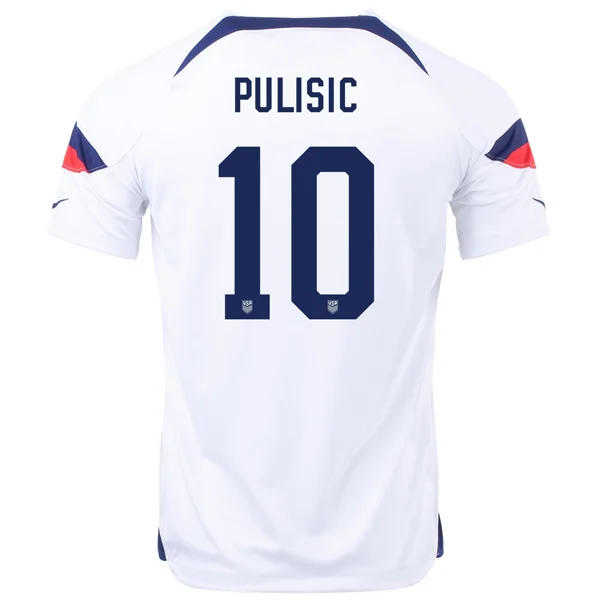 Men's Replica Hockey Jerseys of Star Players for Devoted Ice Hockey SupportersNike United States Christian Pulisic Home Jersey 22/23 (White/Loyal Blue) Men's Replica Hockey Jerseys of Star Players for Devoted Ice Hockey SupportersNike United States Christian Pulisic Home Jersey 22/23 (White/Loyal Blue)