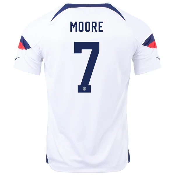 Men's NBA Authentic Team Jerseys in Official Team Colors for True Basketball FansNike United States Shaq Moore Home Jersey 22/23 (White/Loyal Blue) Men's NBA Authentic Team Jerseys in Official Team Colors for True Basketball FansNike United States Shaq Moore Home Jersey 22/23 (White/Loyal Blue)