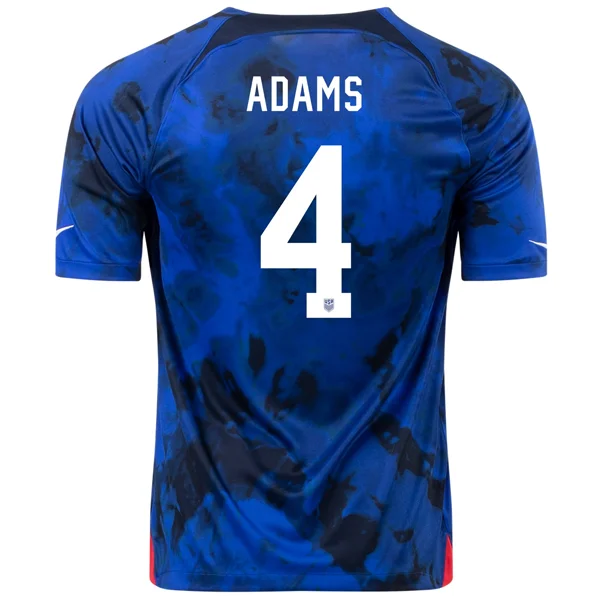 Men's Limited - Release American Football Jerseys of Rookie Stars for Early Adopters and FansNike United States Tyler Adams Away Jersey 22/23 (Bright Blue/White) Men's Limited - Release American Football Jerseys of Rookie Stars for Early Adopters and FansNike United States Tyler Adams Away Jersey 22/23 (Bright Blue/White)