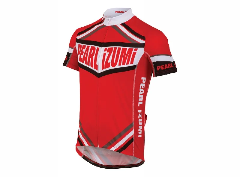 Men's Retro Hockey Jerseys with Classic Stripes and Logos for a Nostalgic Hockey AestheticPearl Izumi Elite LTD Short Sleeve Road Jersey - Champion True Red Men's Retro Hockey Jerseys with Classic Stripes and Logos for a Nostalgic Hockey AestheticPearl Izumi Elite LTD Short Sleeve Road Jersey - Champion True Red