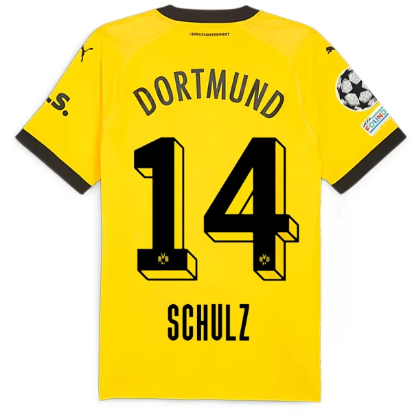 Men's Moisture - Wicking Golf Jerseys with UV Protection for Comfortable Rounds on the CoursePuma Borussia Dortmund Authentic Schulz Home Jersey w/ Champions League Patches 23/24 (Cyber Yellow/Puma Black) Men's Moisture - Wicking Golf Jerseys with UV Protection for Comfortable Rounds on the CoursePuma Borussia Dortmund Authentic Schulz Home Jersey w/ Champions League Patches 23/24 (Cyber Yellow/Puma Black)