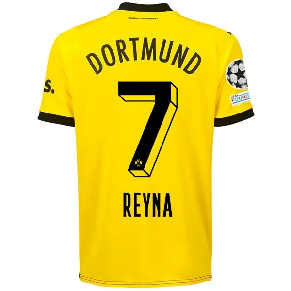 Men's Throwback Rugby Jerseys of Historic Matches and Teams for Rugby History BuffsPuma Borussia Dortmund Giovanni Reyna Home Jersey w/ Champions League Patches 23/24 (Cyber Yellow/Puma Black) Men's Throwback Rugby Jerseys of Historic Matches and Teams for Rugby History BuffsPuma Borussia Dortmund Giovanni Reyna Home Jersey w/ Champions League Patches 23/24 (Cyber Yellow/Puma Black)