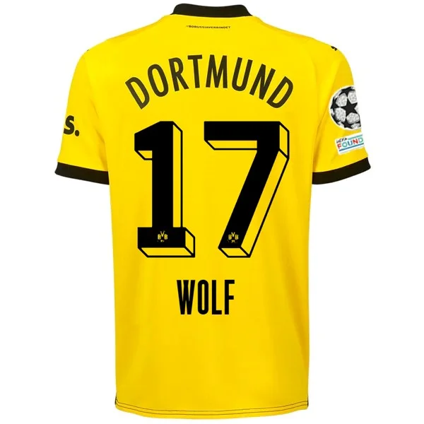 Men's Breathable Polyester Running Jerseys in Bright Neon Colors for High - Visibility WorkoutsPuma Borussia Dortmund Marius Wolf Home Jersey w/ Champions League Patches 23/24 (Cyber Yellow/Puma Black) Men's Breathable Polyester Running Jerseys in Bright Neon Colors for High - Visibility WorkoutsPuma Borussia Dortmund Marius Wolf Home Jersey w/ Champions League Patches 23/24 (Cyber Yellow/Puma Black)
