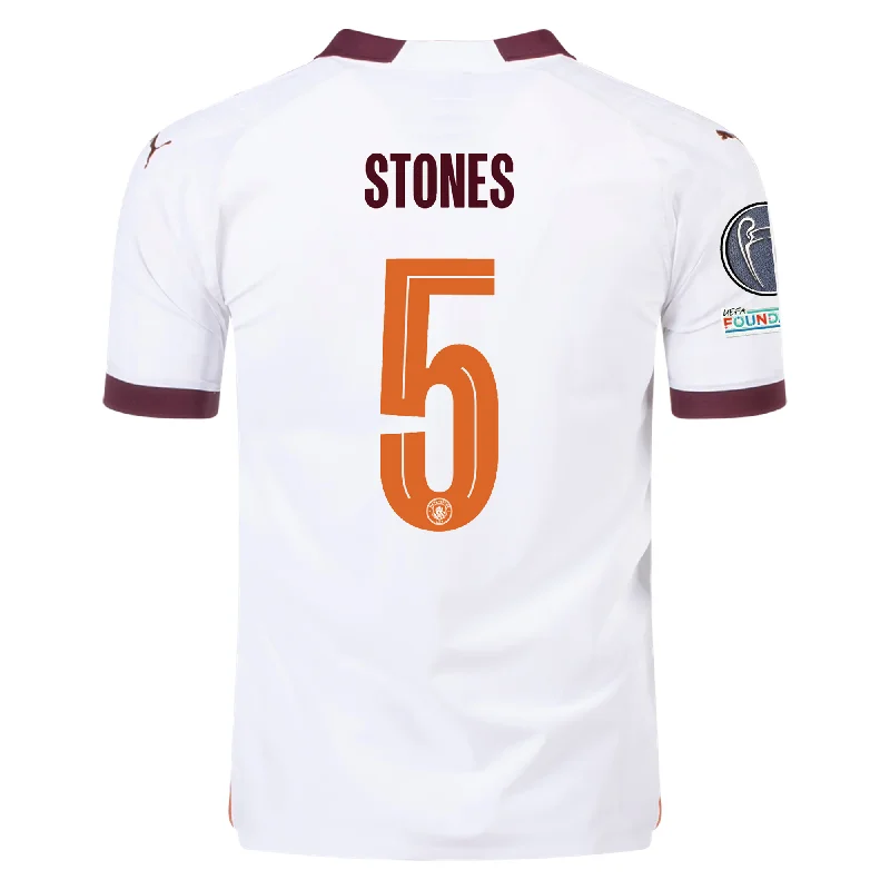Men's Retro Hockey Jerseys with Classic Stripes and Logos for a Nostalgic Hockey AestheticPuma Manchester City Authentic John Stones Away Jersey w/ Champions League + Club World Cup Patches 23/24 (Puma White/Aubergine) Men's Retro Hockey Jerseys with Classic Stripes and Logos for a Nostalgic Hockey AestheticPuma Manchester City Authentic John Stones Away Jersey w/ Champions League + Club World Cup Patches 23/24 (Puma White/Aubergine)
