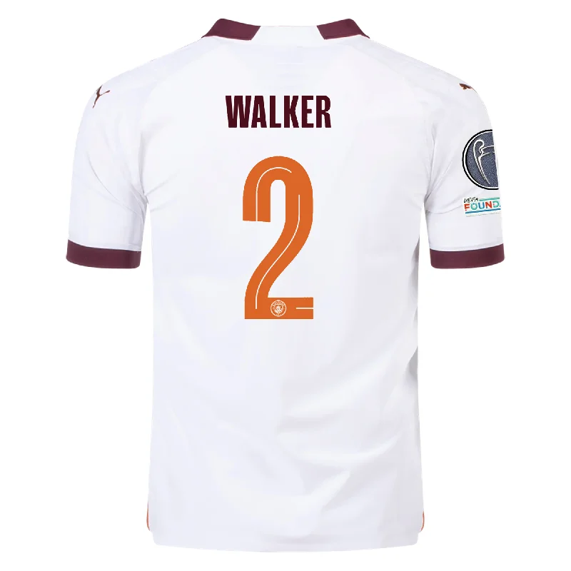 Men's Moisture - Wicking Lacrosse Jerseys with Mesh Panels for Optimal Performance on the FieldPuma Manchester City Authentic Kyle Walker Away Jersey w/ Champions League + Club World Cup Patches 23/24 (Puma White/Aubergine) Men's Moisture - Wicking Lacrosse Jerseys with Mesh Panels for Optimal Performance on the FieldPuma Manchester City Authentic Kyle Walker Away Jersey w/ Champions League + Club World Cup Patches 23/24 (Puma White/Aubergine)