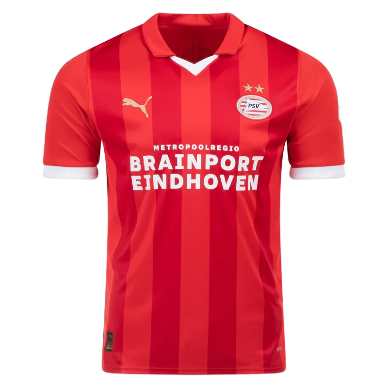 Men's Replica Hockey Jerseys of Star Players for Devoted Ice Hockey SupportersPuma PSV Eindhoven Home Jersey 23/24 (Red/White) Men's Replica Hockey Jerseys of Star Players for Devoted Ice Hockey SupportersPuma PSV Eindhoven Home Jersey 23/24 (Red/White)