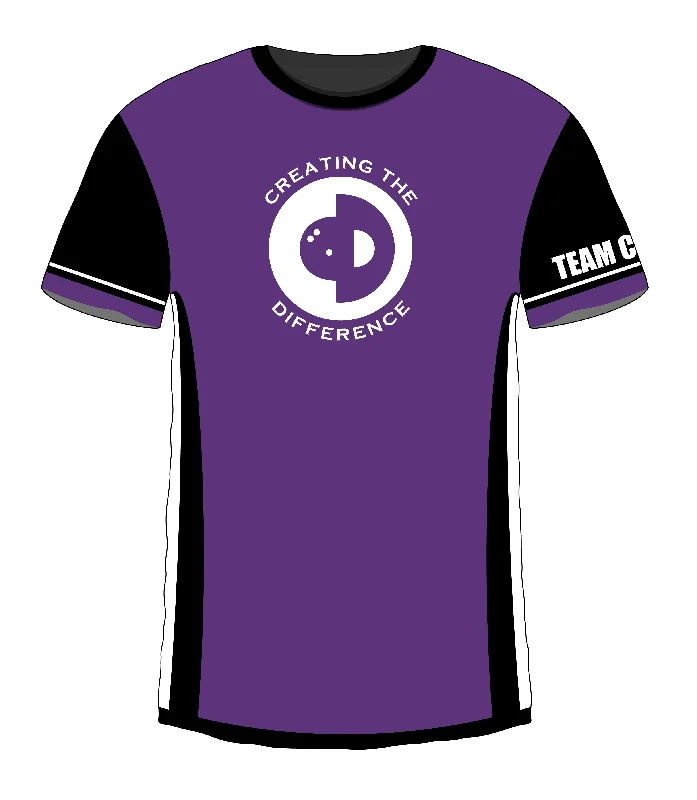 Men's Breathable Polyester Running Jerseys in Bright Neon Colors for High - Visibility WorkoutsPurple Jersey Men's Breathable Polyester Running Jerseys in Bright Neon Colors for High - Visibility WorkoutsPurple Jersey