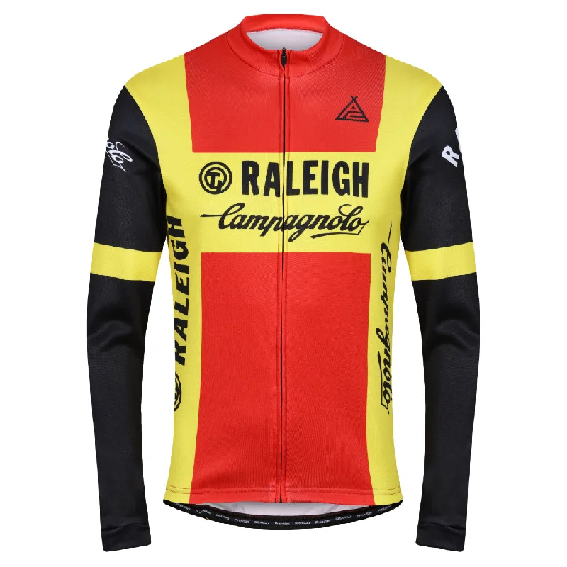 Men's Moisture - Wicking Lacrosse Jerseys with Mesh Panels for Optimal Performance on the FieldRaleigh Campagnolo Retro Long Sleeve Jersey Men's Moisture - Wicking Lacrosse Jerseys with Mesh Panels for Optimal Performance on the FieldRaleigh Campagnolo Retro Long Sleeve Jersey