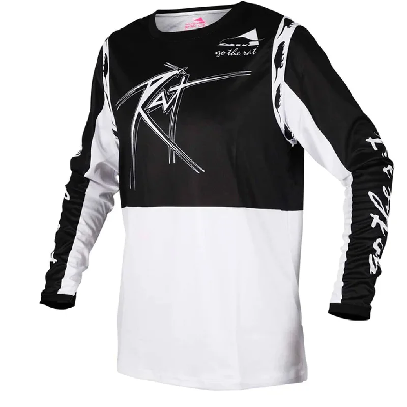 Men's Custom - Embroidered Volleyball Jerseys for Team Uniforms or Personalized GearRat Racing - Black Top Black/White Jersey Men's Custom - Embroidered Volleyball Jerseys for Team Uniforms or Personalized GearRat Racing - Black Top Black/White Jersey