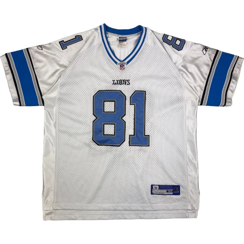 Men's Sustainable Organic Cotton Rugby Jerseys for Eco - Conscious Sports EnthusiastsReebok NFL Detroit Lions Calvin Johnson 81 Jersey White Men's Sustainable Organic Cotton Rugby Jerseys for Eco - Conscious Sports EnthusiastsReebok NFL Detroit Lions Calvin Johnson 81 Jersey White