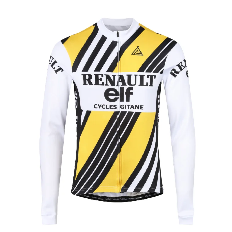 Men's Moisture - Wicking Lacrosse Jerseys with Mesh Panels for Optimal Performance on the FieldRenault Elf Retro Long Sleeve Jersey Men's Moisture - Wicking Lacrosse Jerseys with Mesh Panels for Optimal Performance on the FieldRenault Elf Retro Long Sleeve Jersey