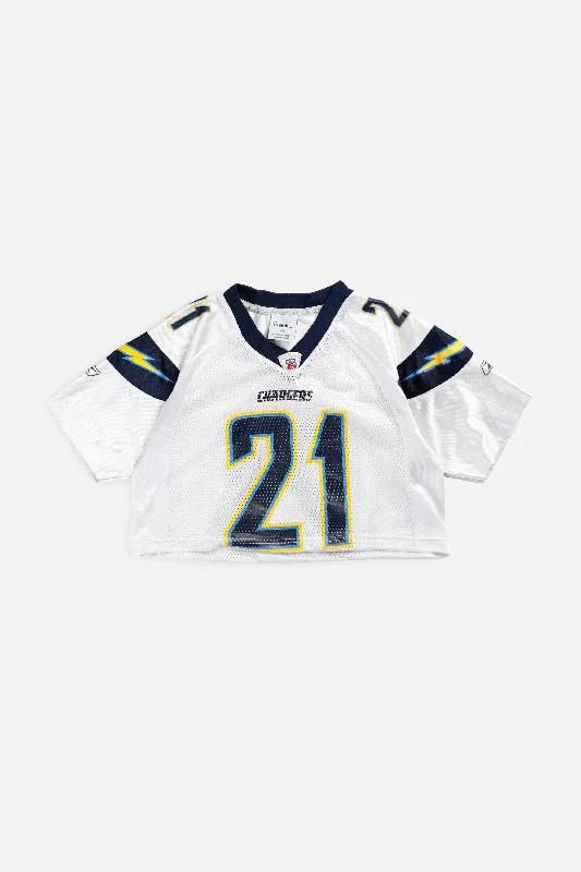 Men's Football Jerseys with Embroidered Club Badges for a Premium and Authentic AppealRework Crop LA Chargers NFL Jersey - XS