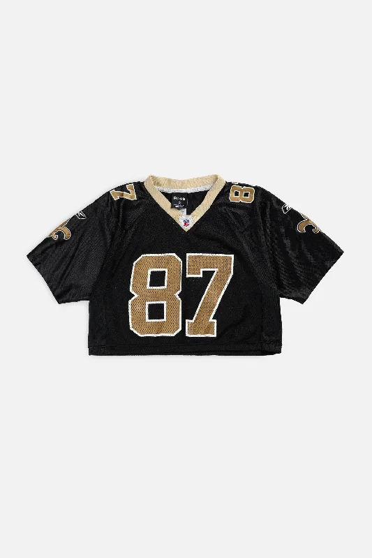 Men's Cycling Jerseys with Reflective Stripes for Safe and Stylish Rides at NightRework Crop New Orleans Saints NFL Jersey - S Men's Cycling Jerseys with Reflective Stripes for Safe and Stylish Rides at NightRework Crop New Orleans Saints NFL Jersey - S