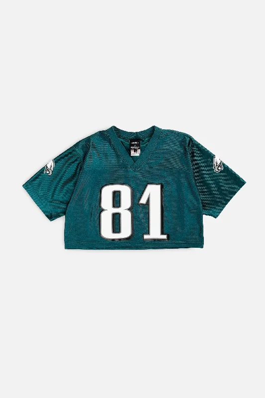 Men's Moisture - Wicking Golf Jerseys with UV Protection for Comfortable Rounds on the CourseRework Crop Philadelphia Eagles NFL Jersey - S Men's Moisture - Wicking Golf Jerseys with UV Protection for Comfortable Rounds on the CourseRework Crop Philadelphia Eagles NFL Jersey - S