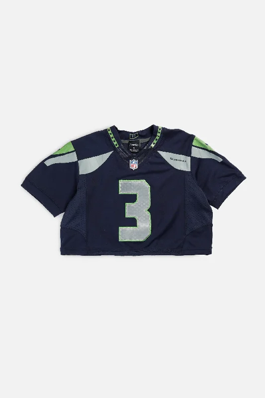 Men's Retro Hockey Jerseys with Classic Stripes and Logos for a Nostalgic Hockey AestheticRework Crop Seattle Seahawks NFL Jersey - S Men's Retro Hockey Jerseys with Classic Stripes and Logos for a Nostalgic Hockey AestheticRework Crop Seattle Seahawks NFL Jersey - S