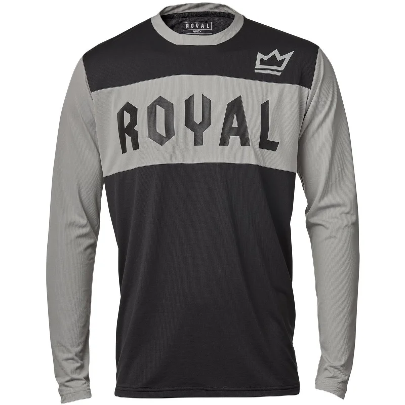 Men's NBA Authentic Team Jerseys in Official Team Colors for True Basketball FansRoyal Apex Long Sleeve MTB Jersey - Gray-Black - 2022 Men's NBA Authentic Team Jerseys in Official Team Colors for True Basketball FansRoyal Apex Long Sleeve MTB Jersey - Gray-Black - 2022