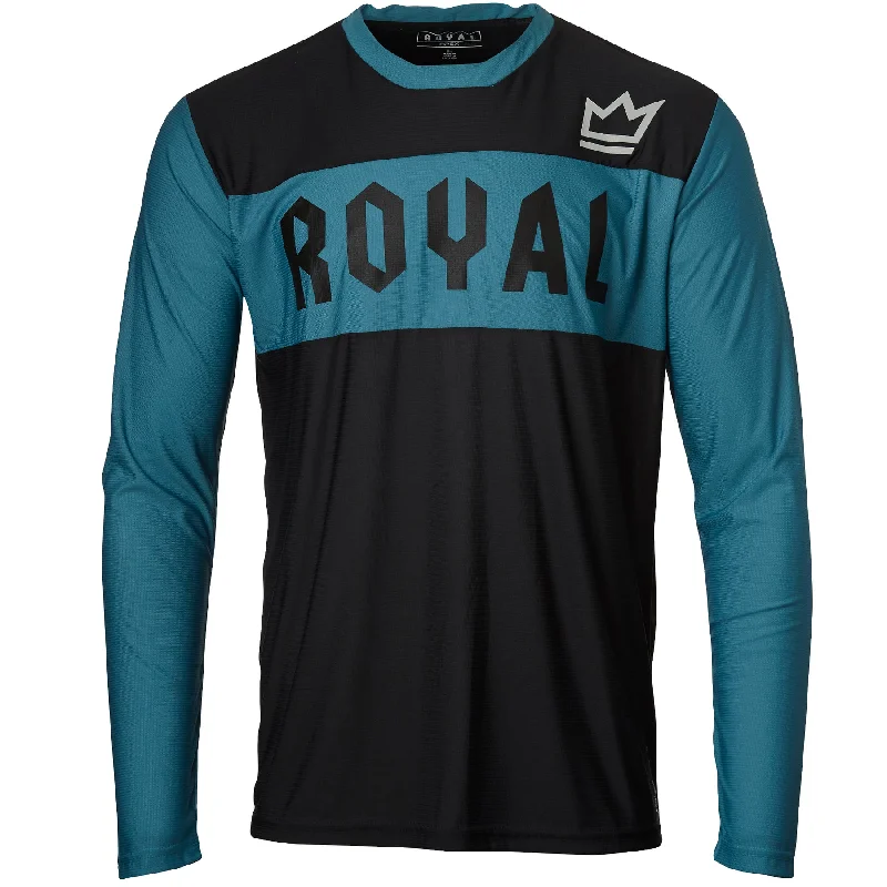 Men's Custom - Printed Baseball Jerseys with Player Names and Numbers for Personalized StyleRoyal Apex Long Sleeve MTB Jersey - Steel Blue-Black - 2022 Men's Custom - Printed Baseball Jerseys with Player Names and Numbers for Personalized StyleRoyal Apex Long Sleeve MTB Jersey - Steel Blue-Black - 2022