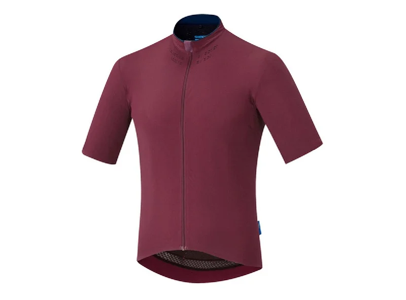 Men's Sustainable Organic Cotton Rugby Jerseys for Eco - Conscious Sports EnthusiastsShimano Evolve Short Sleeve Road Jersey - Zinfandel Men's Sustainable Organic Cotton Rugby Jerseys for Eco - Conscious Sports EnthusiastsShimano Evolve Short Sleeve Road Jersey - Zinfandel
