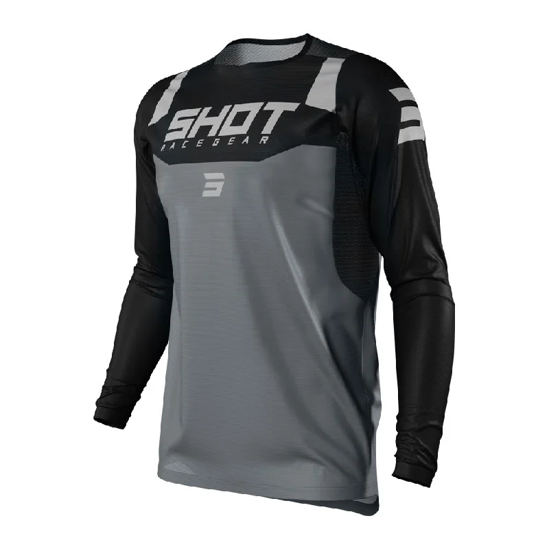Men's Throwback Rugby Jerseys of Historic Matches and Teams for Rugby History BuffsShot - 2022 Contact Chase Black/Grey Jersey Men's Throwback Rugby Jerseys of Historic Matches and Teams for Rugby History BuffsShot - 2022 Contact Chase Black/Grey Jersey