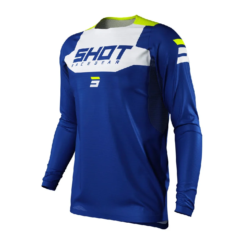 Men's Sustainable Organic Cotton Rugby Jerseys for Eco - Conscious Sports EnthusiastsShot - 2022 Contact Chase Blue/White Jersey Men's Sustainable Organic Cotton Rugby Jerseys for Eco - Conscious Sports EnthusiastsShot - 2022 Contact Chase Blue/White Jersey