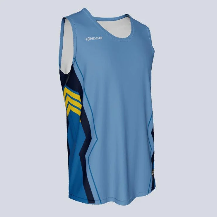 Men's Breathable Polyester Running Jerseys in Bright Neon Colors for High - Visibility WorkoutsSinglet Tracker Custom Jersey