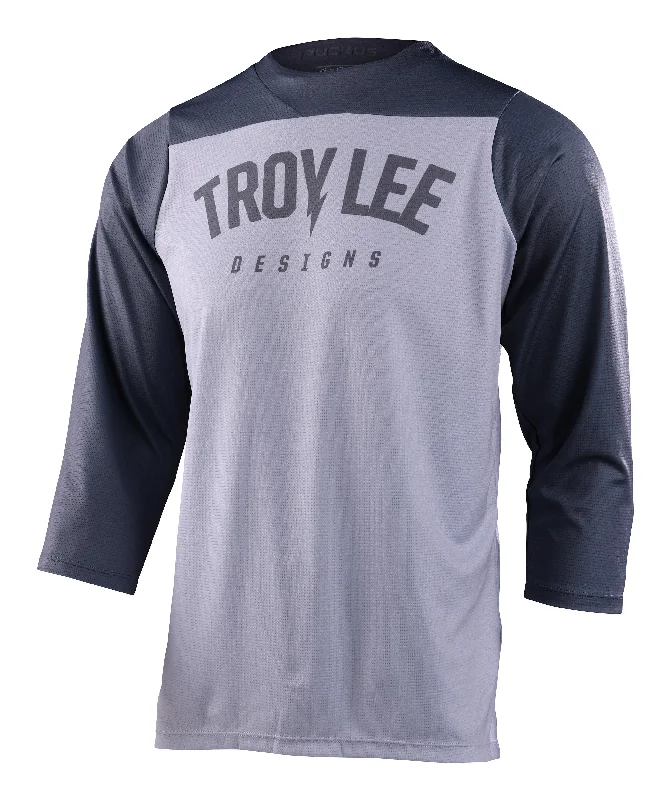 Men's Cycling Jerseys with Reflective Stripes for Safe and Stylish Rides at NightTroy Lee Designs Ruckus 3/4 Sleeve MTB Jersey - Camber - Light Gray - 2023 Men's Cycling Jerseys with Reflective Stripes for Safe and Stylish Rides at NightTroy Lee Designs Ruckus 3/4 Sleeve MTB Jersey - Camber - Light Gray - 2023