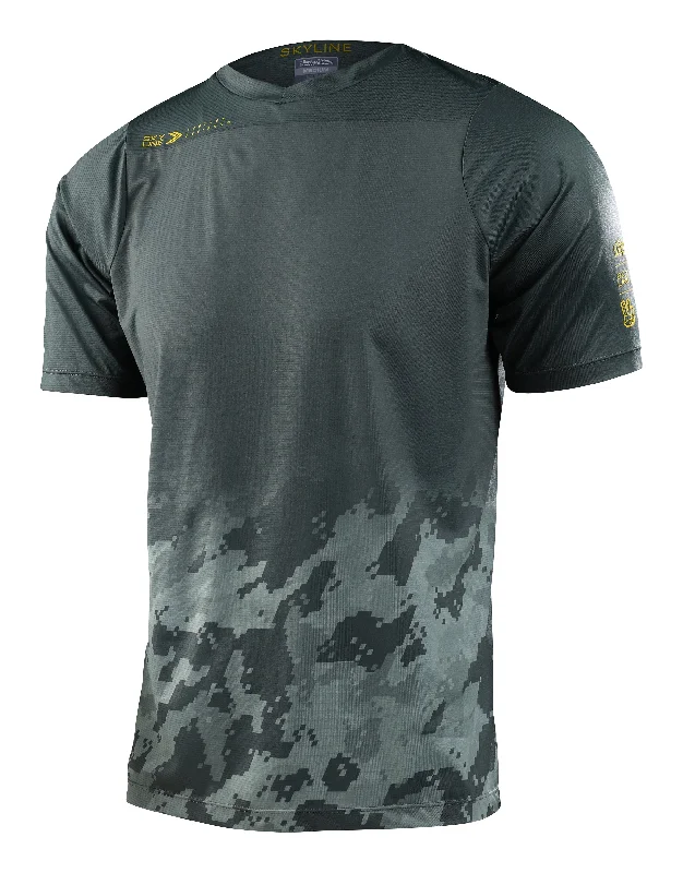 Men's Basketball Jerseys in Sleeveless Design for Enhanced Mobility on the CourtTroy Lee Designs Skyline Short Sleeve MTB Jersey - Fader - Digi Green - 2023 Men's Basketball Jerseys in Sleeveless Design for Enhanced Mobility on the CourtTroy Lee Designs Skyline Short Sleeve MTB Jersey - Fader - Digi Green - 2023