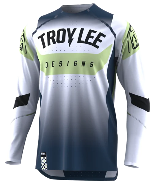 Men's Authentic Soccer Jerseys of National Teams for International Football EventsTroy Lee Designs Sprint Ultra Long Sleeve MTB Jersey - Arc White-Marine - 2023 Men's Authentic Soccer Jerseys of National Teams for International Football EventsTroy Lee Designs Sprint Ultra Long Sleeve MTB Jersey - Arc White-Marine - 2023
