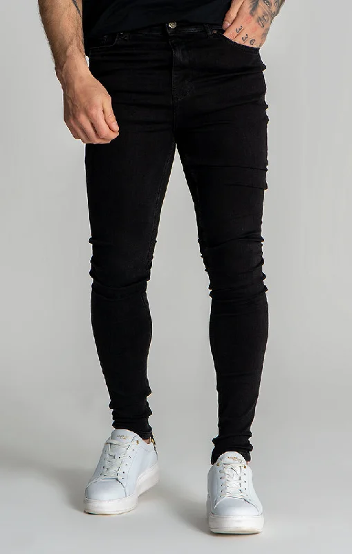 Men's Slim Fit Stretch Jeans in Dark Wash for a Modern and Comfortable LookBlack Core Skinny Jeans Men's Slim Fit Stretch Jeans in Dark Wash for a Modern and Comfortable LookBlack Core Skinny Jeans