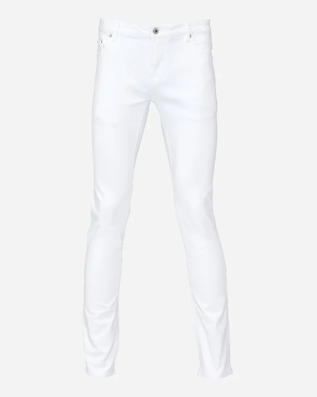 Men's Jeans with an Elastic Waistband for Ultimate ComfortBlanc Jean
