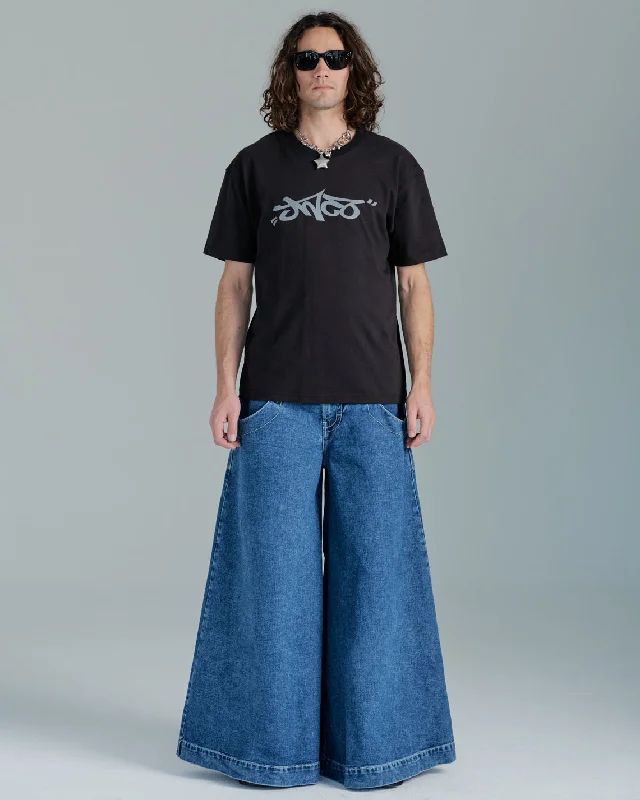 Men's Jeans with a Cargo - Inspired Knee Pocket for Extra StorageConvict. 50". Dark Stone.