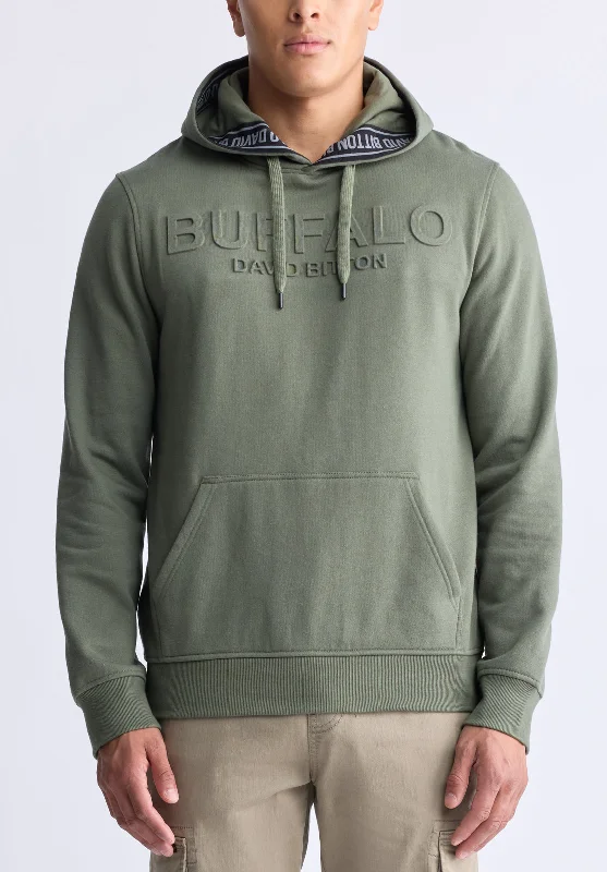 Men's Slim Fit Stretch Jeans in Dark Wash for a Modern and Comfortable LookFadol Men's Embossed Logo Hooded Sweatshirt, Army green - BPM13610V Men's Slim Fit Stretch Jeans in Dark Wash for a Modern and Comfortable LookFadol Men's Embossed Logo Hooded Sweatshirt, Army green - BPM13610V