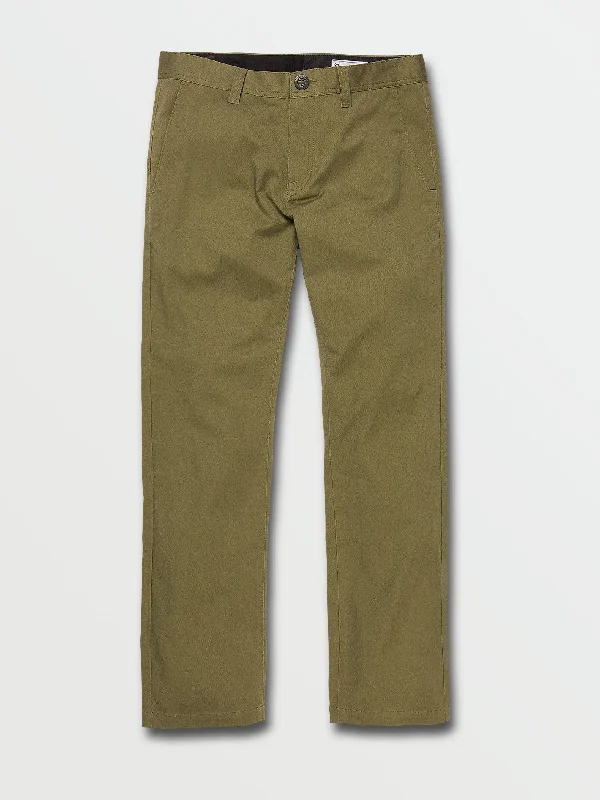 Men's High - Waisted Jeans in a Medium Wash for a Vintage - Style RevivalFrickin Modern Stretch Pants - Martini Olive Men's High - Waisted Jeans in a Medium Wash for a Vintage - Style RevivalFrickin Modern Stretch Pants - Martini Olive