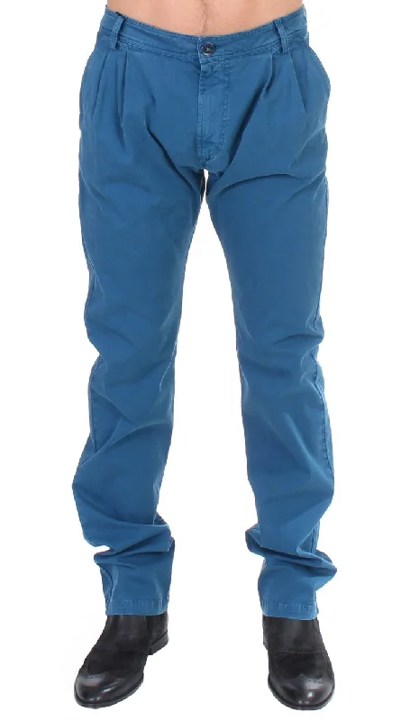 Men's Stretch Jeans with a Moisture - Wicking Lining for Active LifestylesGF Ferre Elegant Straight Fit Cotton Men's Chinos Men's Stretch Jeans with a Moisture - Wicking Lining for Active LifestylesGF Ferre Elegant Straight Fit Cotton Men's Chinos