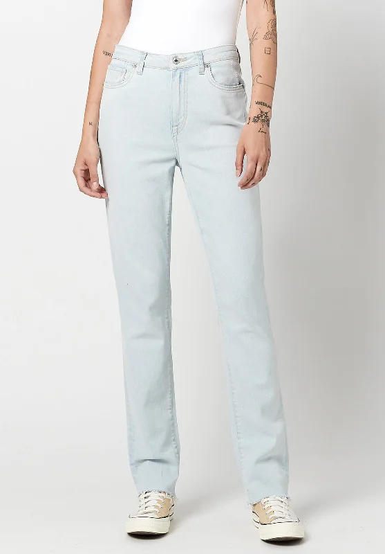 Men's Jeans with an Elastic Waistband for Ultimate ComfortStraight Jayden Women's Jeans in Bleached Out - BL15840 Men's Jeans with an Elastic Waistband for Ultimate ComfortStraight Jayden Women's Jeans in Bleached Out - BL15840