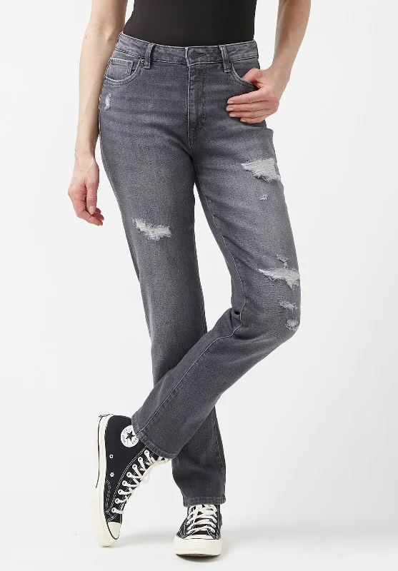 Men's Jeans with a Hidden Coin Pocket for Added ConvenienceHigh Rise Straight Jayden Women's Jeans in Authentic Grey - BL15845 Men's Jeans with a Hidden Coin Pocket for Added ConvenienceHigh Rise Straight Jayden Women's Jeans in Authentic Grey - BL15845