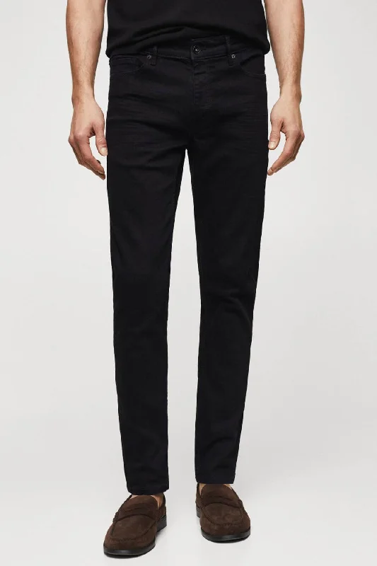 Men's High - Waisted Jeans in a Medium Wash for a Vintage - Style RevivalMANGO