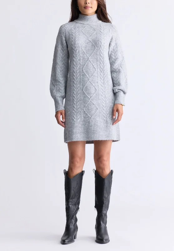 Plus Size Men's Relaxed Fit Jeans with a Faded Wash for a Vintage - Inspired LookLevelle Women's Cable Knit Turtleneck Sweater Dress, Grey - SD0005H Plus Size Men's Relaxed Fit Jeans with a Faded Wash for a Vintage - Inspired LookLevelle Women's Cable Knit Turtleneck Sweater Dress, Grey - SD0005H