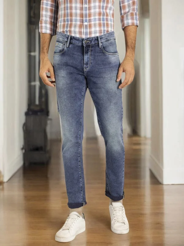 Men's Jeans with a Frayed Hem for a Casual and Effortless StyleMen Brooklyn Fit Jeans Men's Jeans with a Frayed Hem for a Casual and Effortless StyleMen Brooklyn Fit Jeans